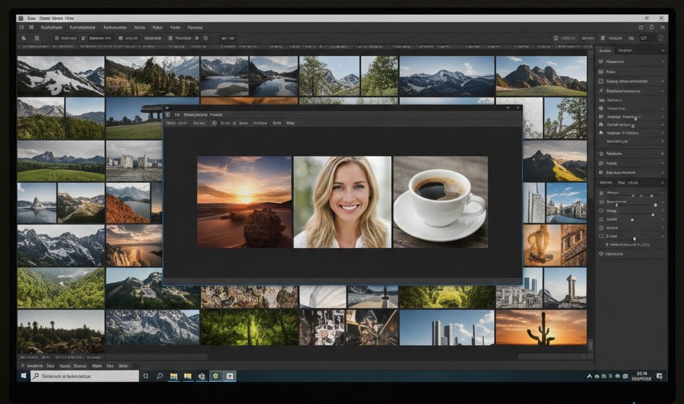 immagini su un monitor immagini su un monitor